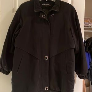 Black Jacket with zipper and silver toggles